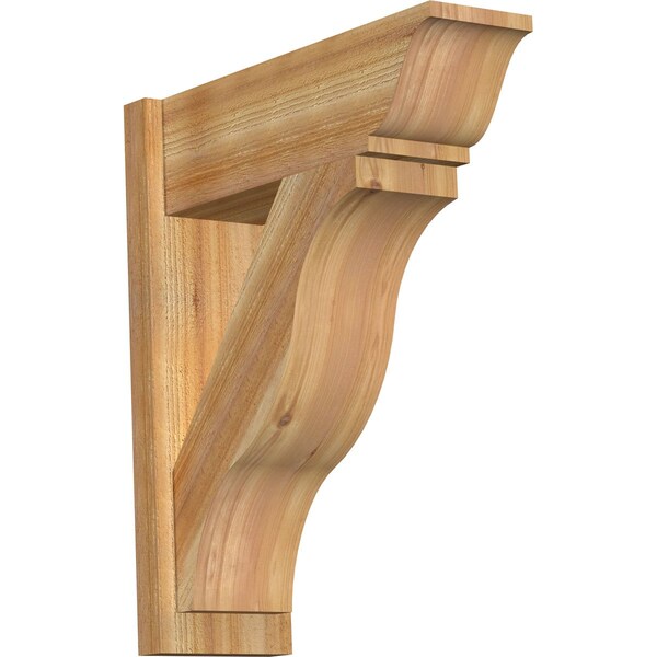 Ekena Millwork Funston Rough Sawn Traditional Outlooker, Western Red Cedar, 8"W x 24"D x 28"H OUT08X24X28FST01RWR - main